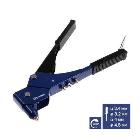 Tundra braid, 300 mm, rotary 360 °, rivets 2.4 - 3.2 - 4 - 4.8 mm-5