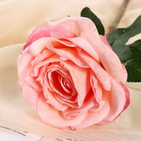 Artificial flowers "Rose Aesthetics" 10x49 cm, pink-1