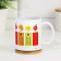 Sublimation mug "Detachment table. Fruits", with application, 320 ml