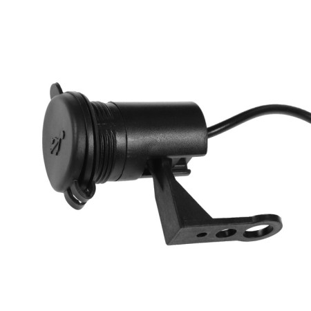 Charger USB on the steering wheel of a motorcycle, 5 V-2.1 A, 9-24 V, wire 110 cm-4