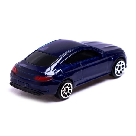 Metallic machine Mercedes-AMG C63 S Coupe, 1:64, Blue color-2