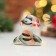 Souvenir "Snake in the Hat", Gzhel, Color, 3.5x4 cm