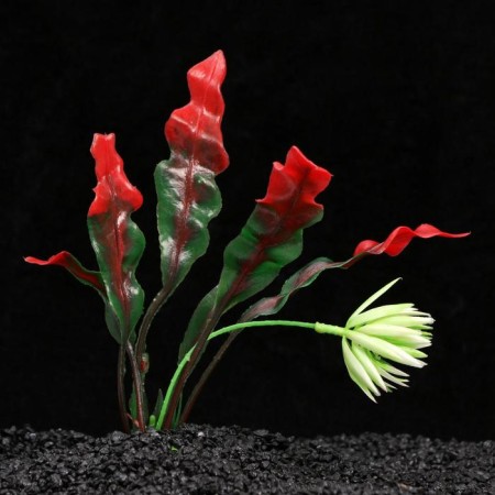 A set of artificial plants for the aquarium (2 pcs), 20 cm