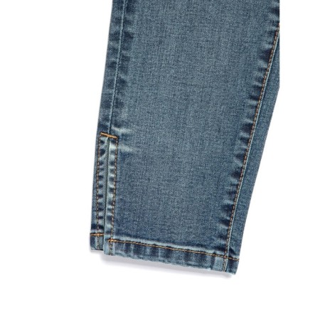 Jeans shortened female with cuts CONTE ELEGANT SKINNY, size XL, color MID MID Blue-10