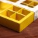 New Year. Box for 8 sweets and chocolate, 17.7x17.7x3.8 cm, confectionery packaging