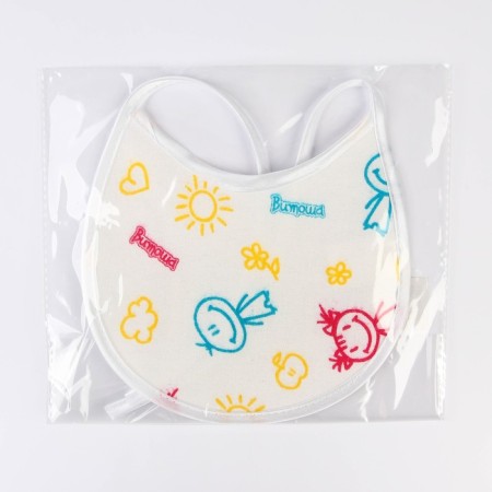 Badion of children 18x18 cm., Microfiber with PVC coating "Vitosha", white-4