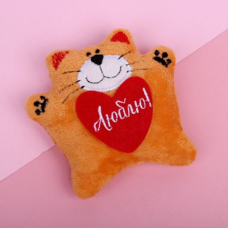 Soft toy-Magnet "I love", cat-1
