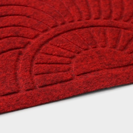 Mat with a moisture -drowning half -rounded without a trim “sun”, 40 × 60 cm, color mix-2