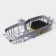 Shelf on a tap for sponges and little things, 25 × 10.5 × 5 cm, color gray color