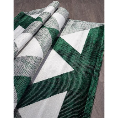 Rectangular carpet Karmen Hali Omega, size 240x340 cm, color Green/Green-1