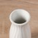 VAZA Ceramics Table "Francis" waist, 12.5x5 cm, white