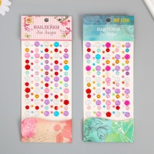 Sticker of rhinestones plastic 