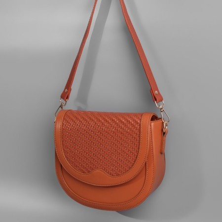 Handle for a bag, with carbines, 60 ± 1 cm × 2 cm, color is light brown-3