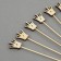 Wooden skewers "Crown", 11 cm, set of 12 pcs.