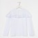 School blouse for a girl, white color, height 122 cm