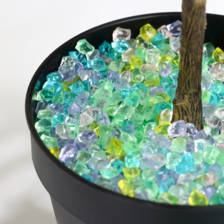 Lighting decor "pebbles" mix, 100g / 0.3cm-2