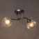 Closure ceiling dera 2x40W E27 chrome 46x19x22 cm
