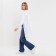 Women's blouse with a collar stand Minaku: Casual Collection Color White, p. 44