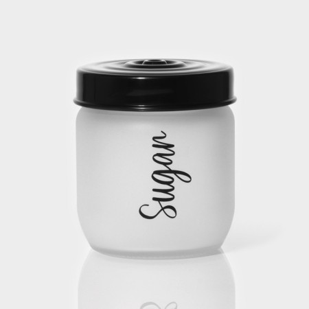 Glass Bank for bulk products Herevin Sugar, 425 ml