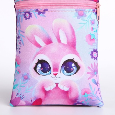 Gift set for the girl "Beautiful Bunny", bag, pen, notebook-5