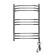 Domoterm electric heated towel rail "Laura", 500 x 700 mm, 9 crossbars, right, chrome