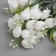 Bouquet "Bell with spraying" 27 cm, white