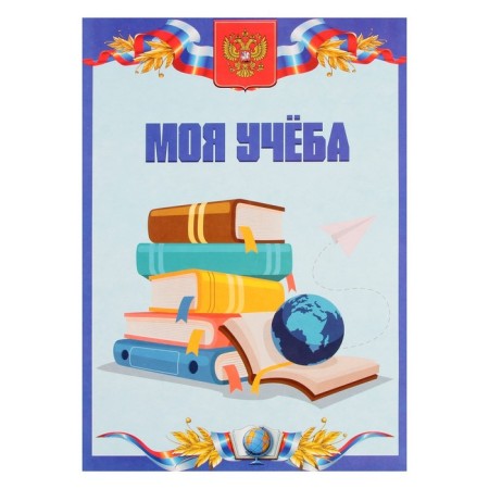 Lesets sheets for a schoolboy portfolio, 30 sheets (title, content, 28 sections) "Russian schoolboy", in a folder-6