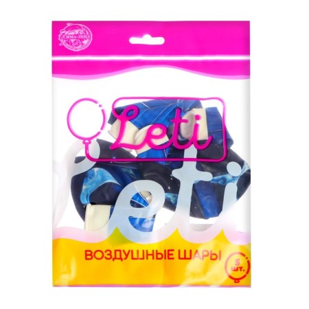 Shar Latex 12 "" Agate Blue ", set of 5 pcs.-2