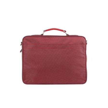 Business bag, lightning department, external pocket, red color-2