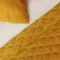Bedspread with pillowcases "Tina", size 230x250 cm, yellow color