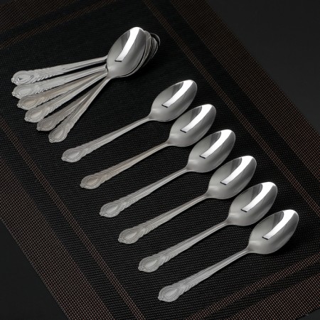 A set of spoons of tea "Kame", length 14 cm, 12 pcs