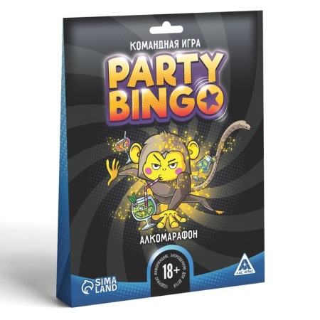 Board team game "Party Bingo. Alcomarathon ", 18+-4