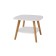 Journal table "Hudson", 650 × 650 × 500 mm, white color