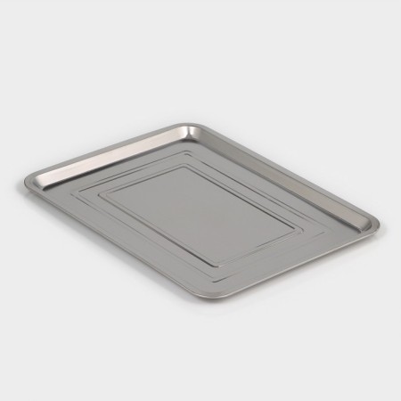 Stainless steel tray 45x35x2 cm