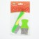 A set of animal combs, with long and short teeth, green