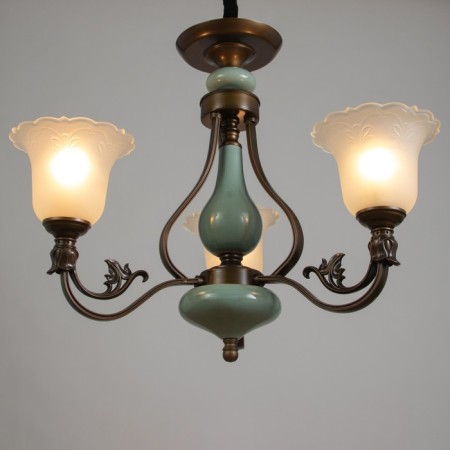 Estheri chandelier 3x40W E27 Coffee-green 60x60x55 cm Bayerlux-2
