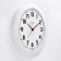 Wall watches, series: classic, smooth move, d-30 cm, white rim