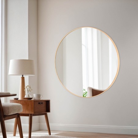 Bronze mirror, wall, 100 × 3 cm
