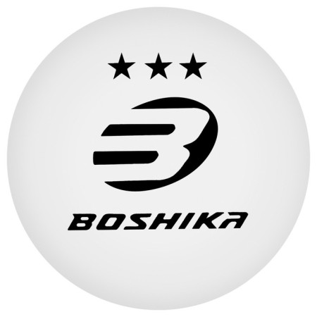 A set of balls for table tennis BOSHIKA Expert 3*, D = 40+ mm, 6 pcs., White color-3