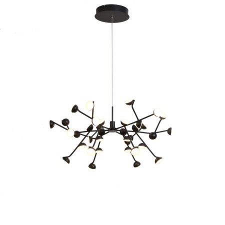 Suspended chandelier Mantra Adn, Led, 4580lm, 3000k, 350 mm, black color
