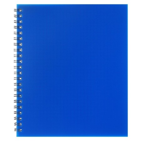 Notebook on the crest A5 48 sheets in the Calligrata cage blue, plastic cover, offset unit-1