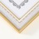 Photo frame Plastic format A4 "Format for the skin with stitches" silver-goldenoto 1.5x24.6x3.3 cm 1049473