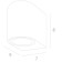 Facade lamp Arte Lamp Compass A3102al-1wh, GU10, 35 W, 7x9x8 cm, white