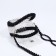 Bag-clate on magnet, long belt, white color