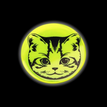 Reflective icon "Muzzle Kitten", D = 5.8 cm, color mix-5