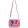 Children's bag on the valve, 6x12x16 cm, adjustable belt, pink mix
