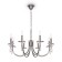 Freya FR1006PL-08N Forte, 720x720x1458 mm, E14, 8x40W, Nickel color