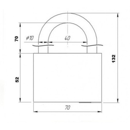 The castle of the hinged d-grading Zenit Armed Forces 1.02-01 (Skin), DL. Duke d = 10 mm-1