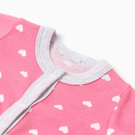 Combineson children, pink color, height 62 (1-3 months)-1