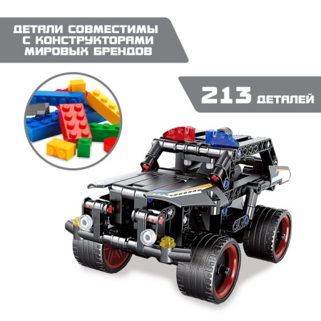 Constructor Police SUV Unicon Mechanics, Inertia, 213 parts, 6+-3